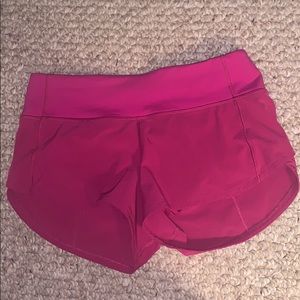 Size 2 speed up luluemon shorts